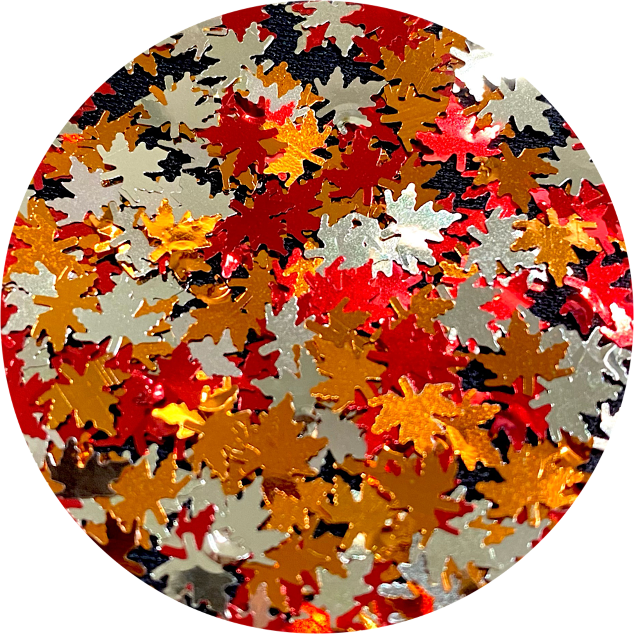 Polyester Glitter - Fall Leaves Glitter Shapes by Glitter Heart Co.™